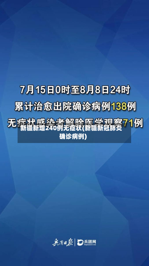 新疆新增240例无症状(新疆新冠肺炎确诊病例)-第2张图片