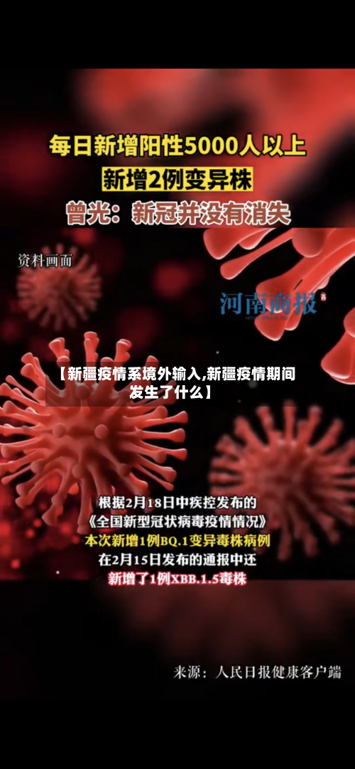 【新疆疫情系境外输入,新疆疫情期间发生了什么】