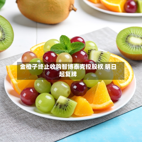 金橙子终止收购智博泰克控股权 明日起复牌-第3张图片