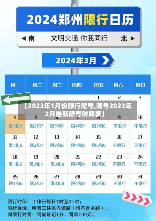 【2023年1月份限行尾号,限号2023年2月最新限号时间表】-第3张图片