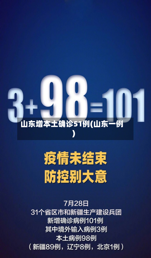 山东增本土确诊51例(山东一例)-第3张图片