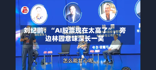 刘纪鹏：“AI股票现在太高了”，旁边林园意味深长一笑-第2张图片
