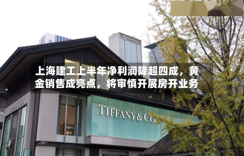 上海建工上半年净利润降超四成，黄金销售成亮点，将审慎开展房开业务-第3张图片