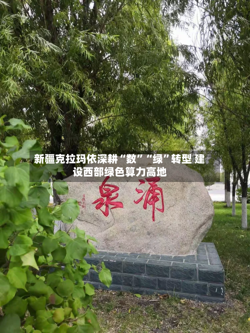新疆克拉玛依深耕“数”“绿	”转型 建设西部绿色算力高地-第2张图片