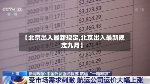 【北京出入最新规定,北京出入最新规定九月】-第3张图片