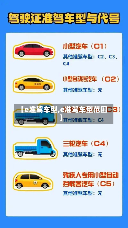 【e准驾车型,e准驾车型范围】-第3张图片