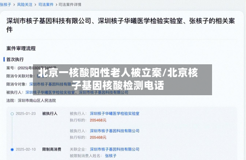 北京一核酸阳性老人被立案/北京核子基因核酸检测电话-第3张图片