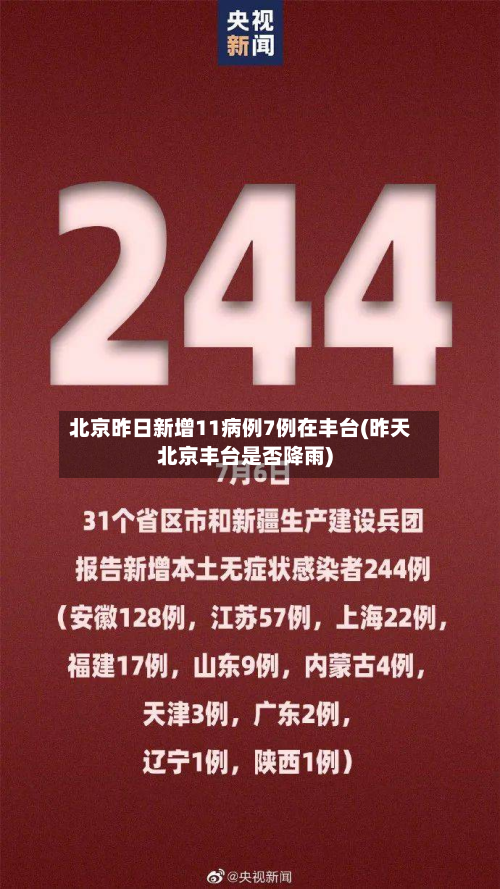 北京昨日新增11病例7例在丰台(昨天北京丰台是否降雨)-第2张图片