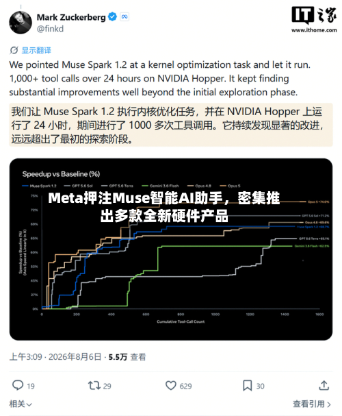 Meta押注Muse智能AI助手，密集推出多款全新硬件产品-第1张图片