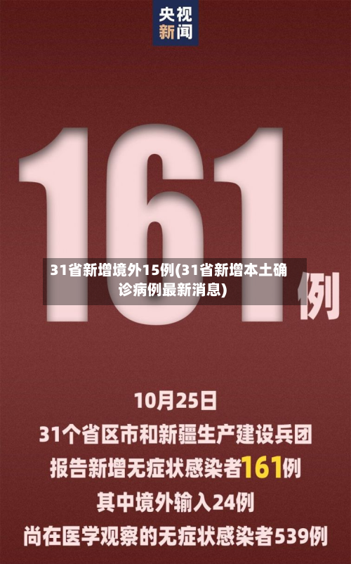 31省新增境外15例(31省新增本土确诊病例最新消息)-第2张图片
