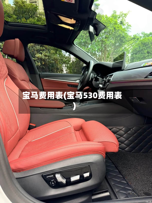宝马费用表(宝马530费用表)