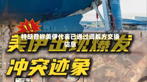 特朗普称美伊代表已通过调解方交换信息-第3张图片