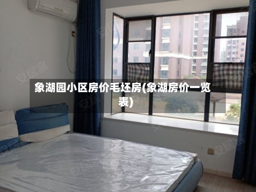 象湖园小区房价毛坯房(象湖房价一览表)-第2张图片