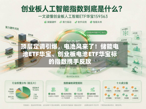 顶层定调引爆，电池风来了！储能电池ETF华宝	、创业板电池ETF华宝标的指数携手反攻-第2张图片