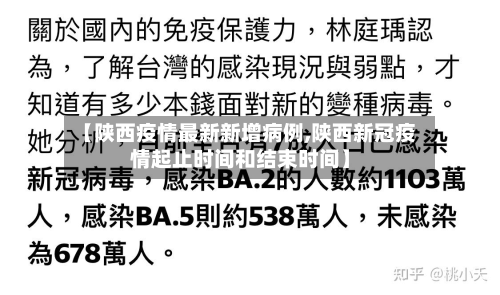 【陕西疫情最新新增病例,陕西新冠疫情起止时间和结束时间】