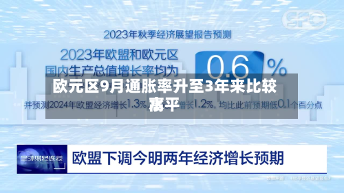 欧元区9月通胀率升至3年来比较高水平-第1张图片