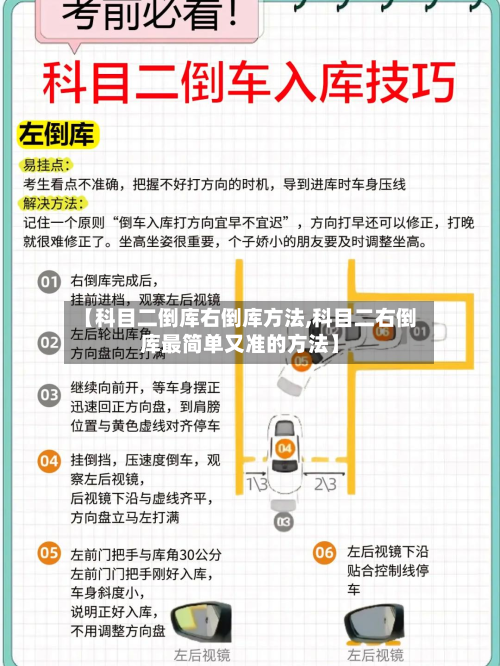 【科目二倒库右倒库方法,科目二右倒库最简单又准的方法】-第2张图片