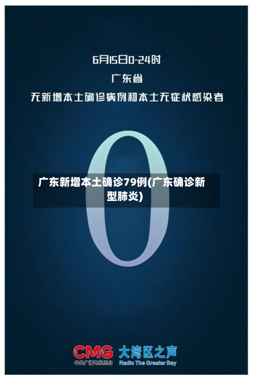 广东新增本土确诊79例(广东确诊新型肺炎)
