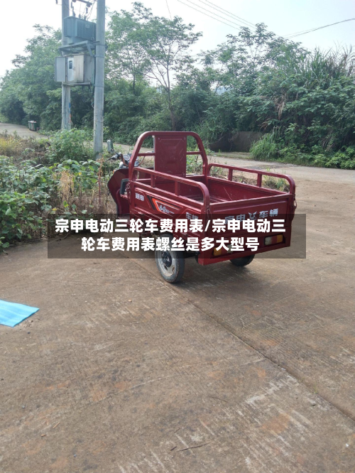 宗申电动三轮车费用表/宗申电动三轮车费用表螺丝是多大型号