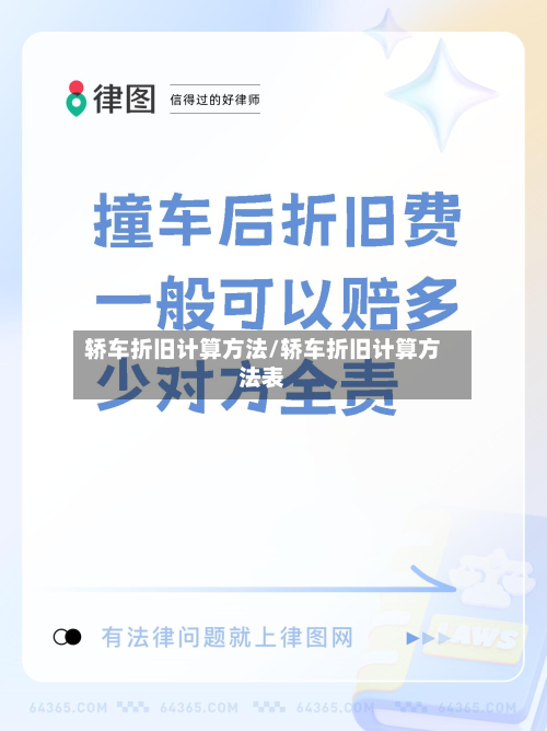 轿车折旧计算方法/轿车折旧计算方法表