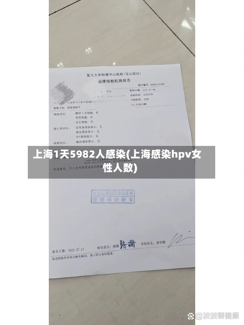 上海1天5982人感染(上海感染hpv女性人数)-第2张图片