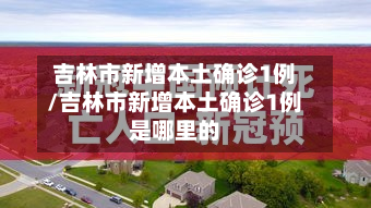 吉林市新增本土确诊1例/吉林市新增本土确诊1例是哪里的-第2张图片